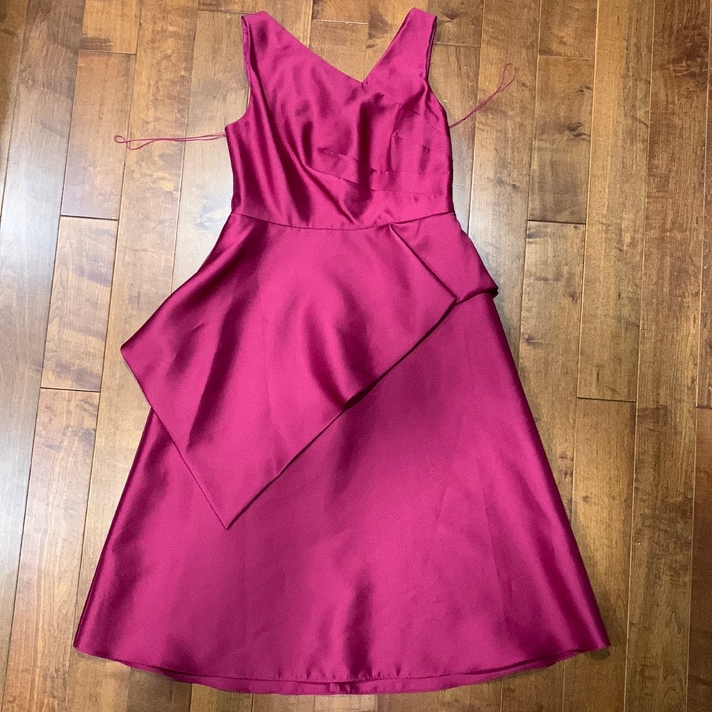 Adrianna Papell red plum dress